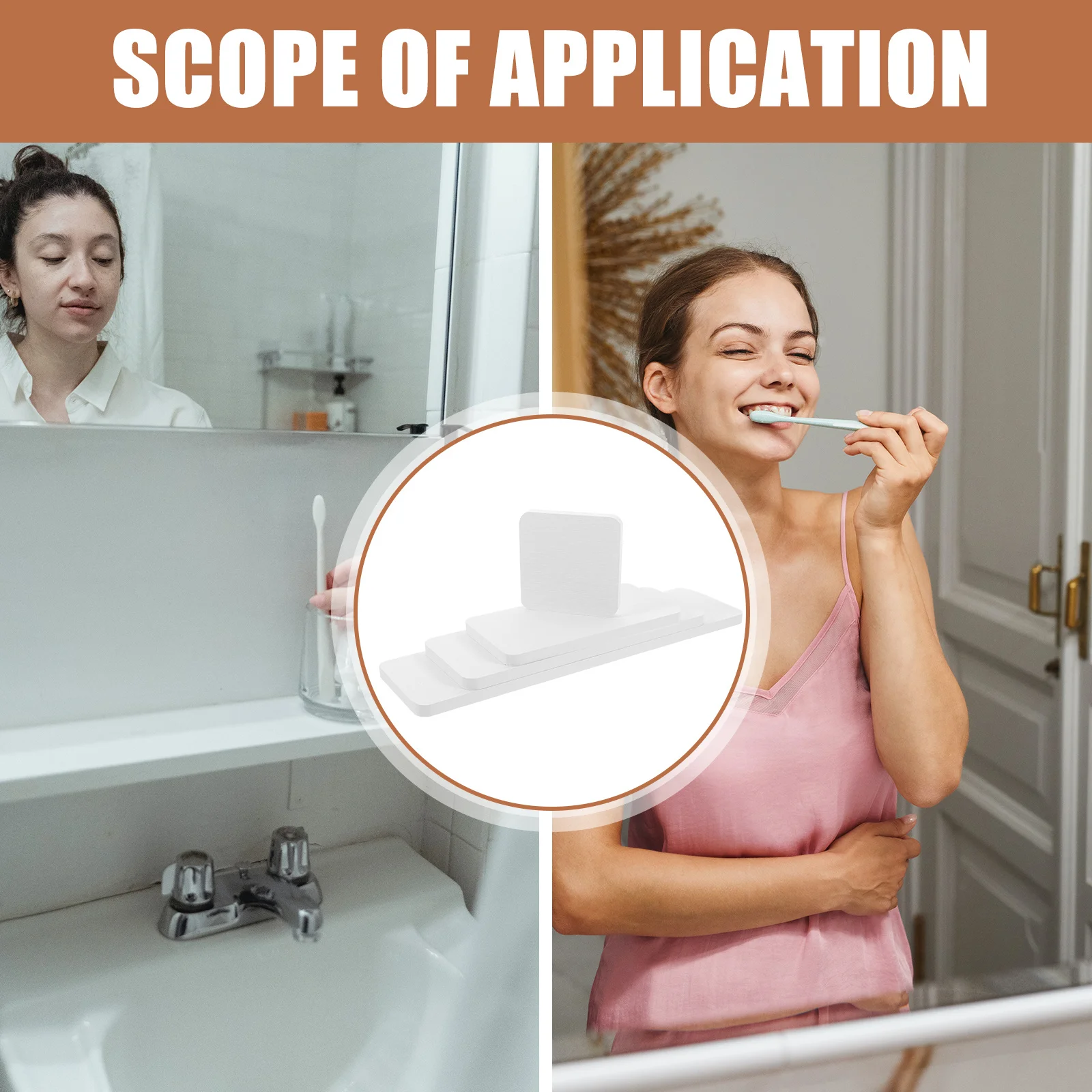 

4Pcs Diatomite Absorbent Coasters Non-Slip Water Absorbent Pads Soap Holders Bathroom Kitchen Table Mats Heat Resistant