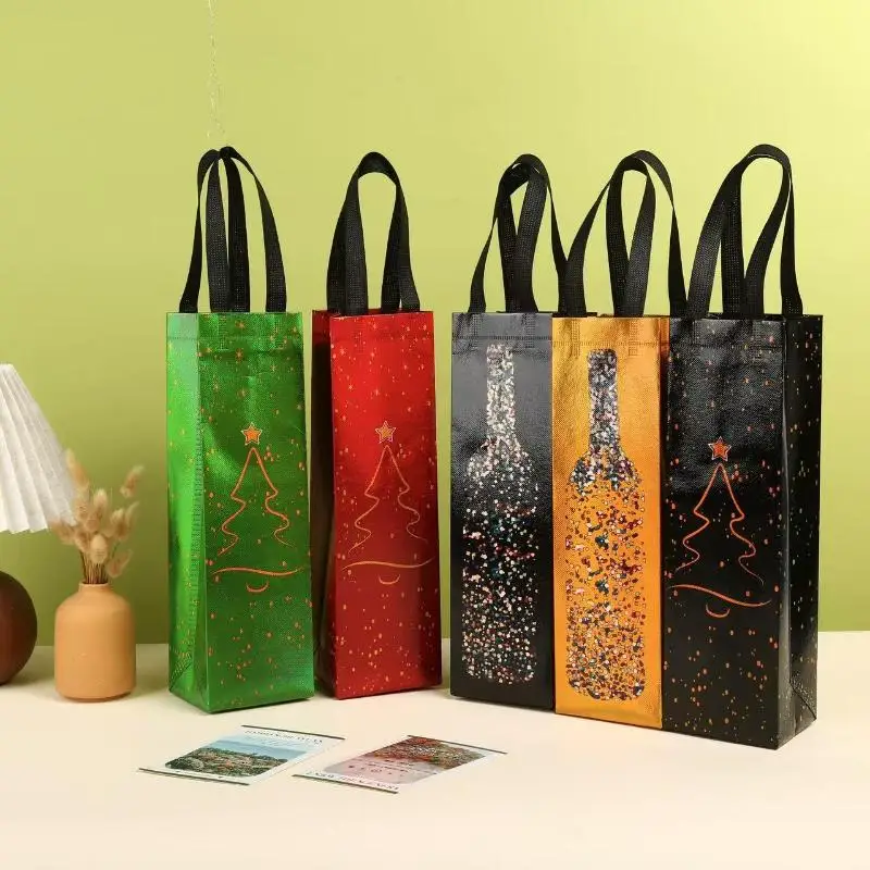 Wine Bag Bottle Insulated Tote Bottle Wine Carrier Bag Padded Wine Cooler Gift For Wine Lovers Or Wedding