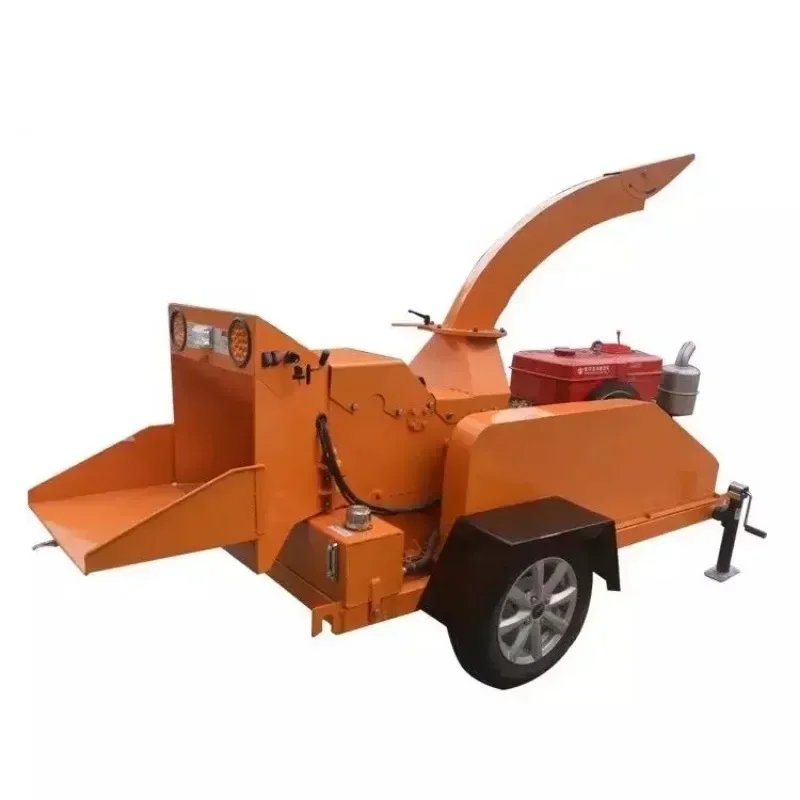 Diesel Wood Crusher Sawdust Recycling Machine Crusher Machine Make Wood Chipper Wood Pallet Crusher