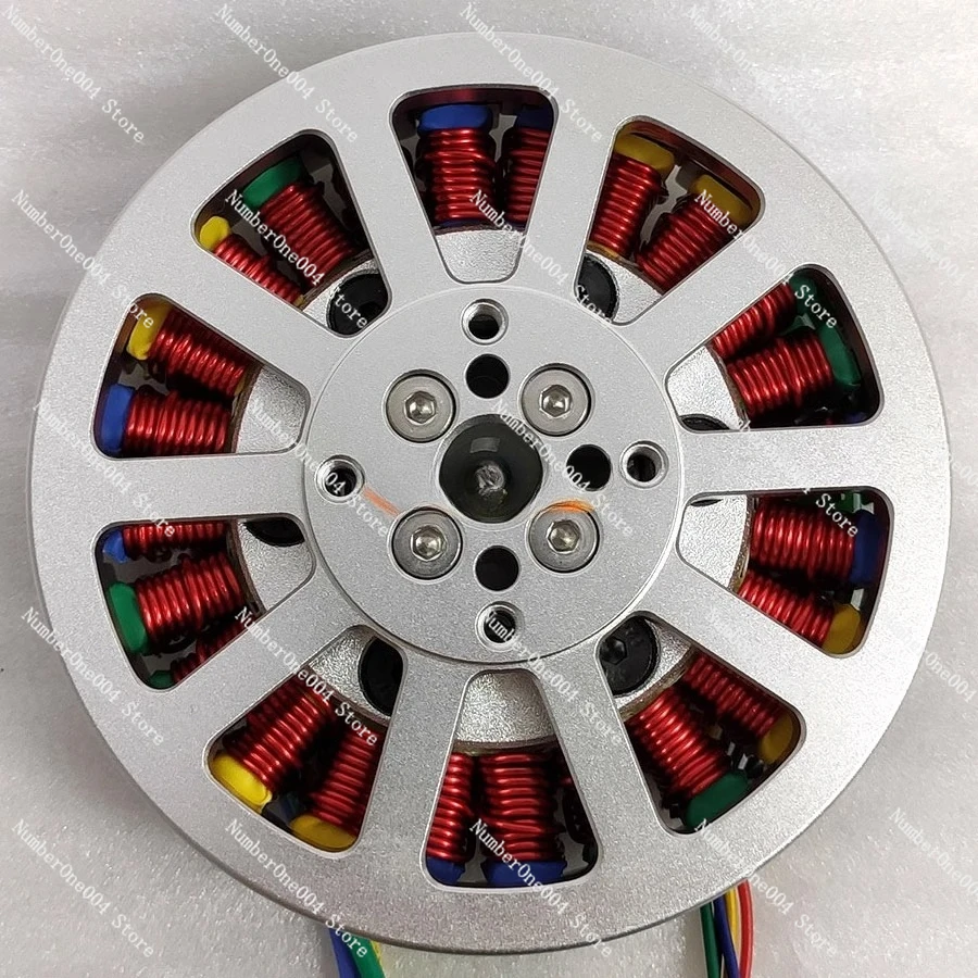 

8110 300W Disc Direct Drive Motor 1.2 Nm DC Brushless Motor, Flat Ultra-thin Hollow Shaft