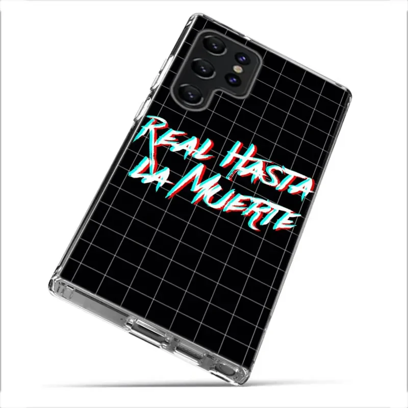 Anuel AA Real H-Hasta La M-Muerte Clear Phone Case For Samsung Galaxy S21 S20 S23 FE S24 S22 Ultra Capa S10 S9 S8 Plus S10E Cove