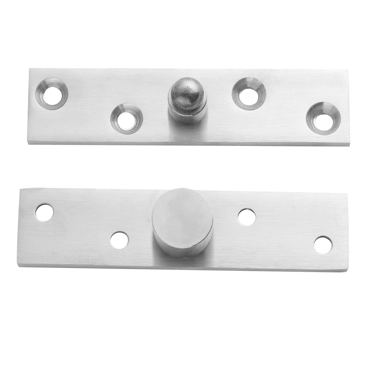 

360 Degree Rotating Stainless Steel Door Pivot Hinge For Interior Screen Wooden Aluminum Doors Hidden Furniture Hinges Up Down