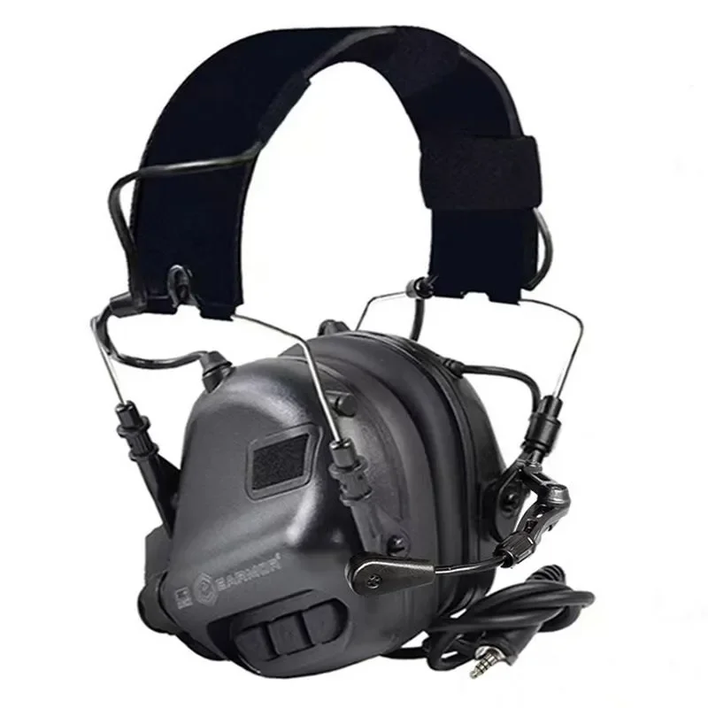 Earmor M32 Electronic Tactical Headphones + PTT Adapter Shooting Protection Noise Canceling Headphones Tactical Protection