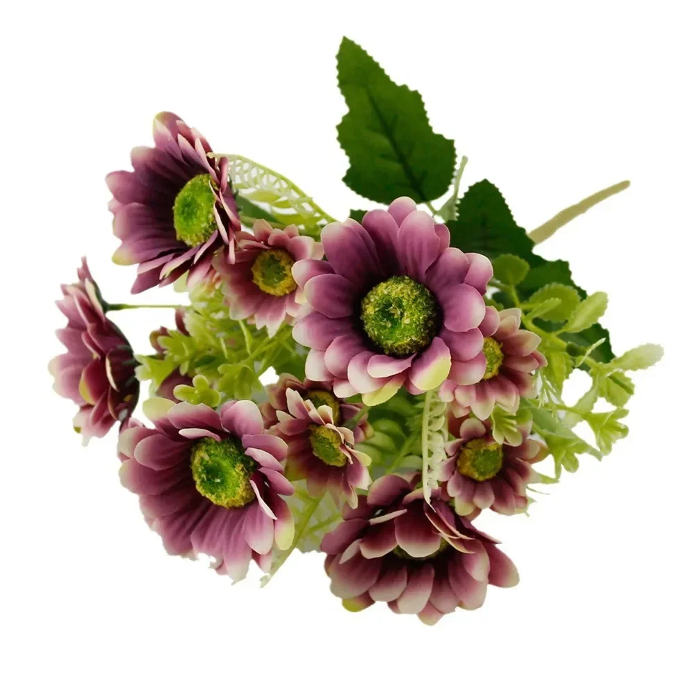 

Small Daisy Simulation Flower Silk Cloth Accessories Simulation Flower Arrangement Single Diy Indoor Plant Wall Decoration