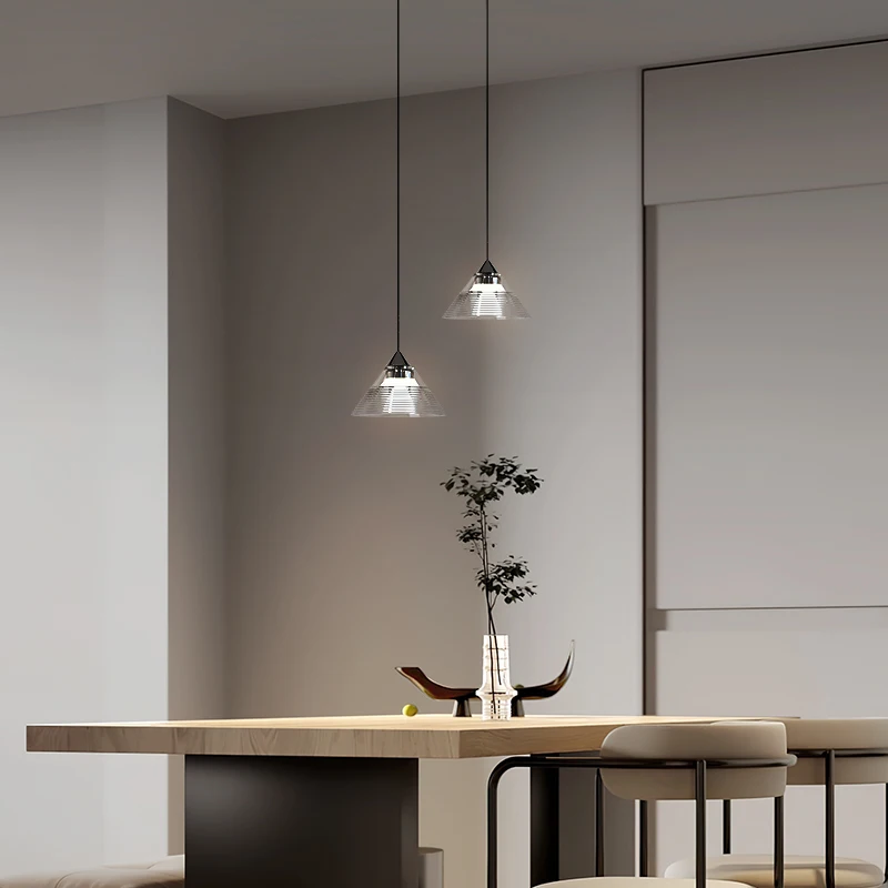 

New Minimalist Restaurant Chandelier Bedside Line Lamp Modern Light Luxury Advanced Can Lift Small Chandelier Bar Lamps