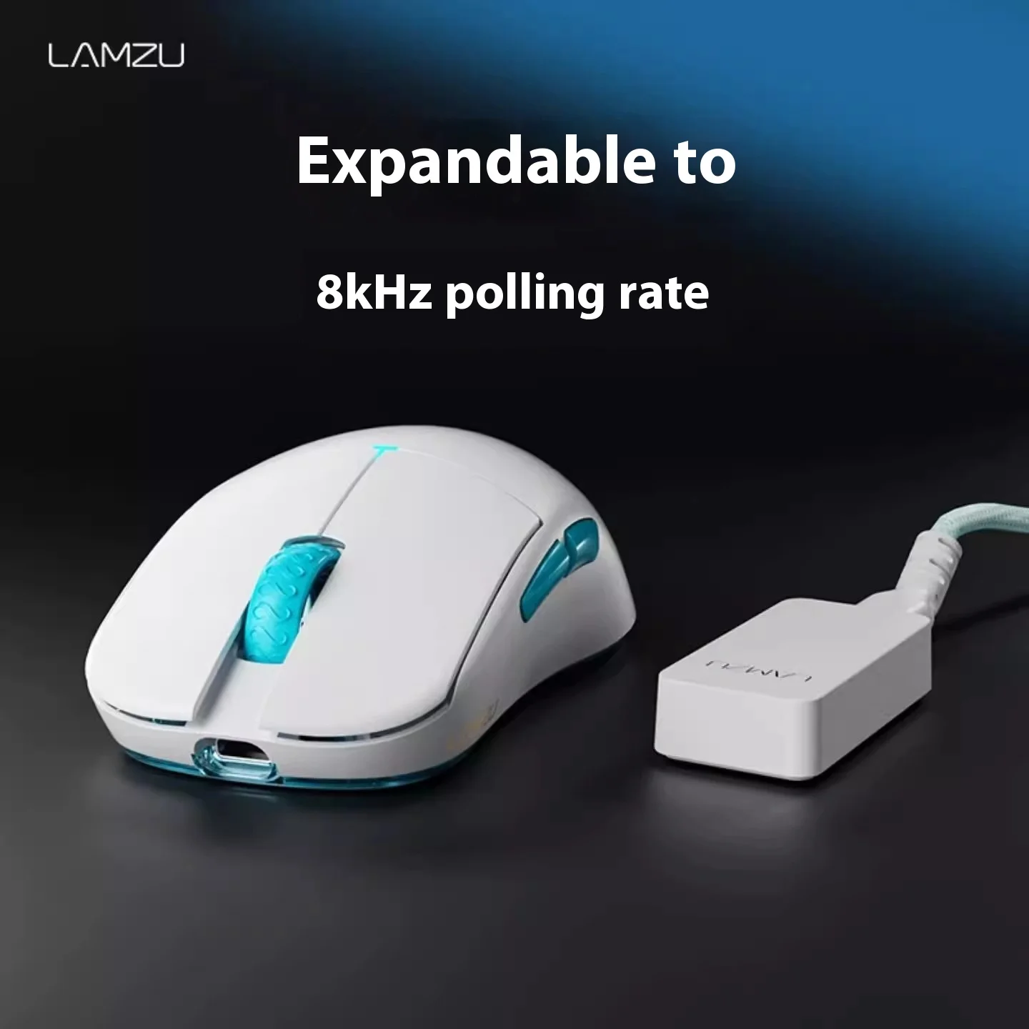 LAMZU ATLANTIS Mini Pro Wireless Mouse 3395 Sensor Nordic52840 4K 8K FPS Gaming Mouse Lightweight PC Gmaer Accessories Gifts