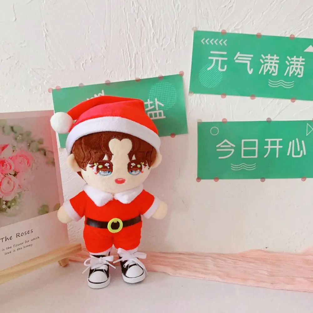 Robe de poupée en coton, élan, père noël, en peluche, renne, vêtements de noël en coton, jolis et doux