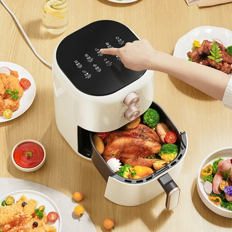 Luftfritteuse für den Haushalt, neue elektrische Fritteuse mit großer Kapazität, ölfreier Multifunktions-Pfanne, elektrischer Ofen