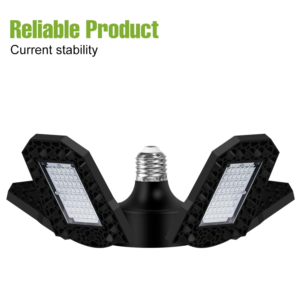 300W Full Spectrum E27/E26 Grow Lamp LED Foldable Deformation Plant Fill Light Greenhouse Tent Vegs Flower Cultivation Lighting