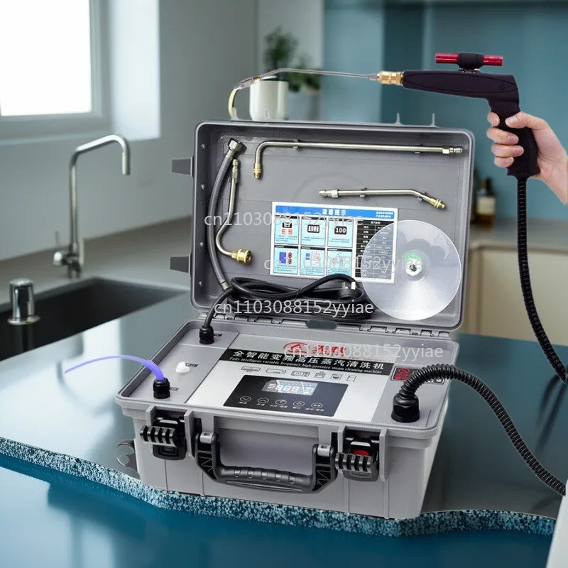 Frequency Conversion Brushless High Pressure Steam Double Pump High Pressure Multi-functional Home Appliance Cleaning Machine