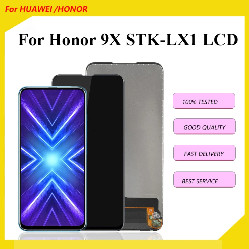 

For Honor 9X STK-LX1 Lcd Display Touch Screen Digital no Frame for Honor 9X (China) HLK-AL00 HLK-TL00