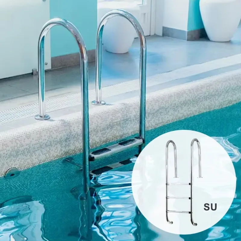 

Пластиковая/нержавеющая сталь Лестница для бассейна Нескользящие педали 2-4 ступени Лестница для бассейна