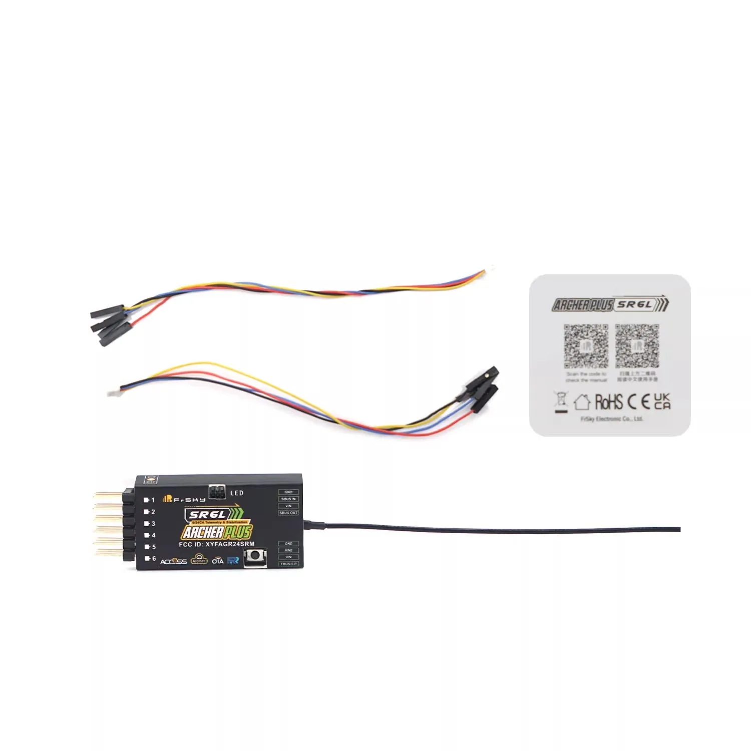FRSKY ARCHER PLUS AP R6L / AP SR6L OTA  ACCESS & ACCST D16 6/24 channels Remote Control Receiver SBUS In/Out, S.Port/FBUS
