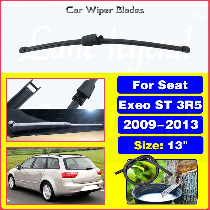 ที่ปัดน้ำฝนรถยนต์13 "ใบปัดน้ำฝนด้านหลังสำหรับที่นั่ง exeo ST 3R5 2009 2010 2011 2012 2013กระจกบังลมกระจกหน้าต่างด้านหลังอุปกรณ์เสริมรถยนต์