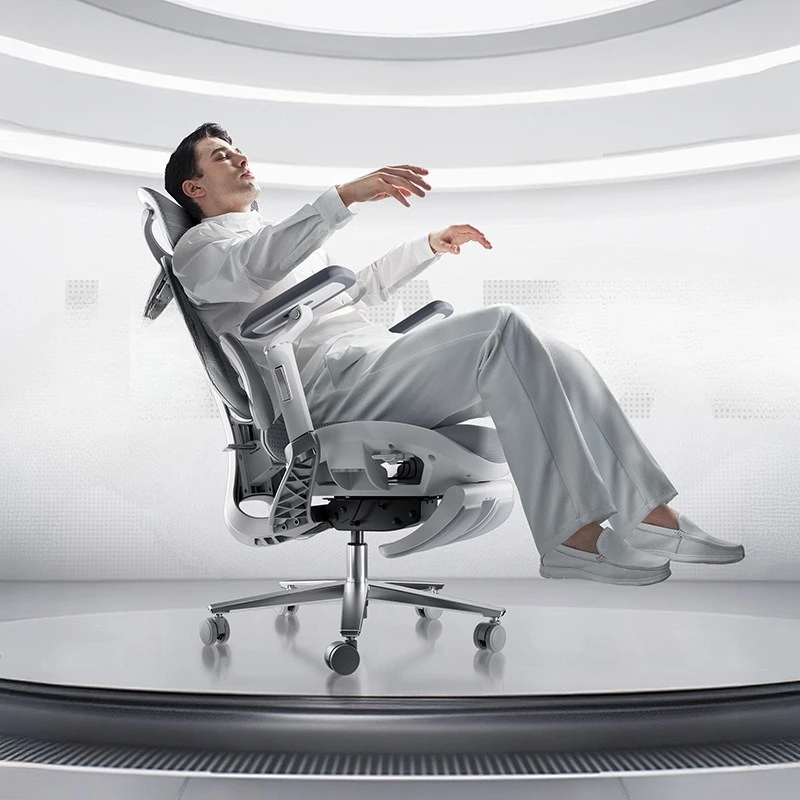 Aluminum alloy back rod] Ergonomic chair, computer chair