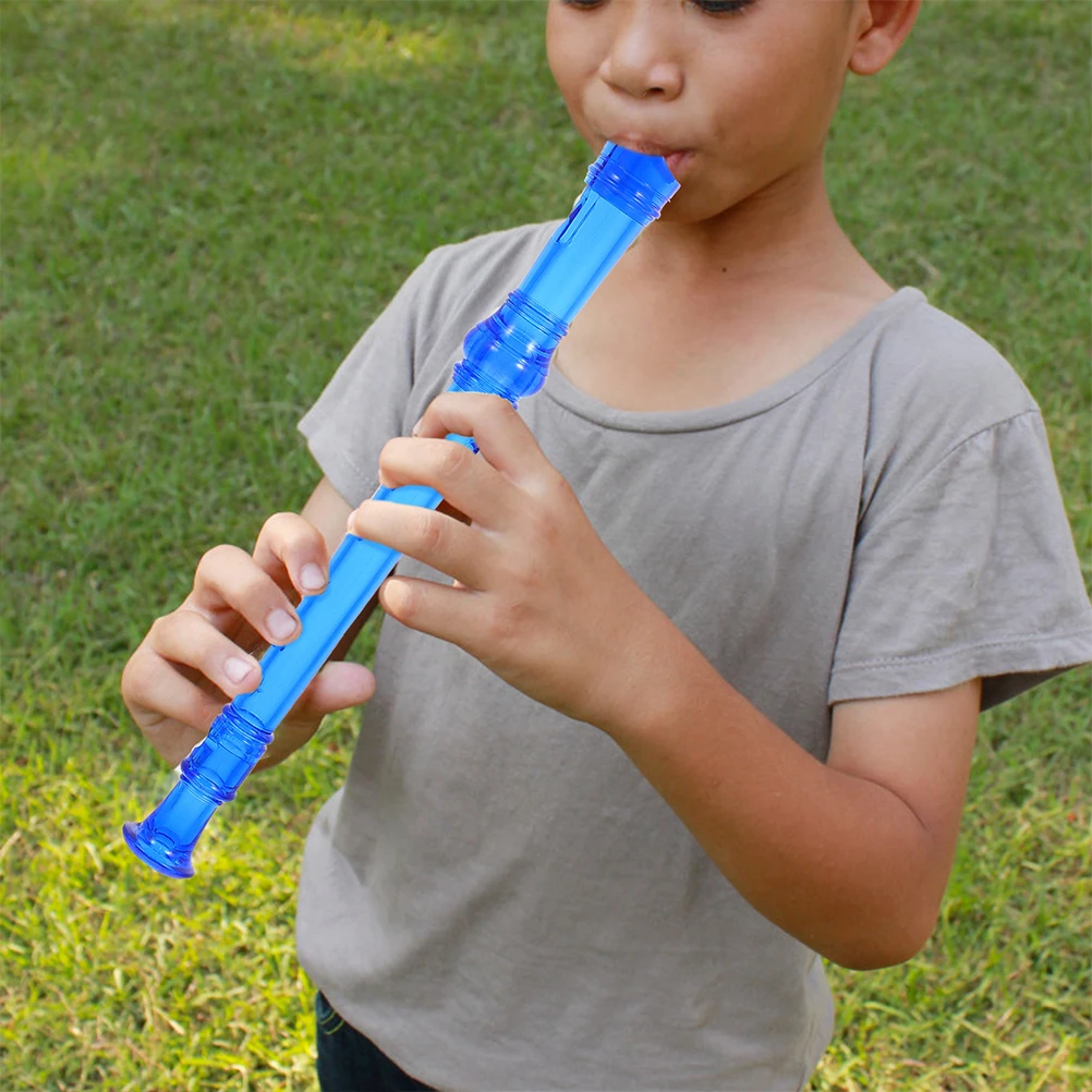 

2pcs Kids Soprano Recorder 8 Hole Resin Beginner Clarinet Instrument Stable Precise Sound Music Educational Wind