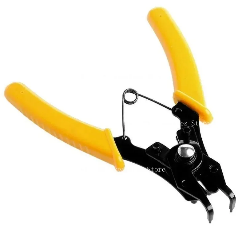 1Set 4 in1 Circlip Pliers Set DIY Snap Ring Combination Retaining Clip Jewelry Pliers Internal External Ring Remover