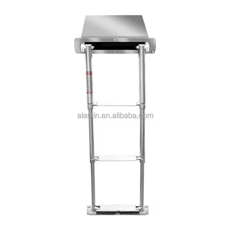 

STLF 316 Stainless Steel Marine Hardware With 3 Step Boat Box Ladders High Quality