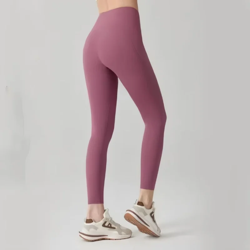 Yoga-Leggings mit hoher Taille und Taschen, Damen Scrunch Butt Lifting Bauchkontrolle Kompressions-Fitness-Strumpfhose – Detail 12