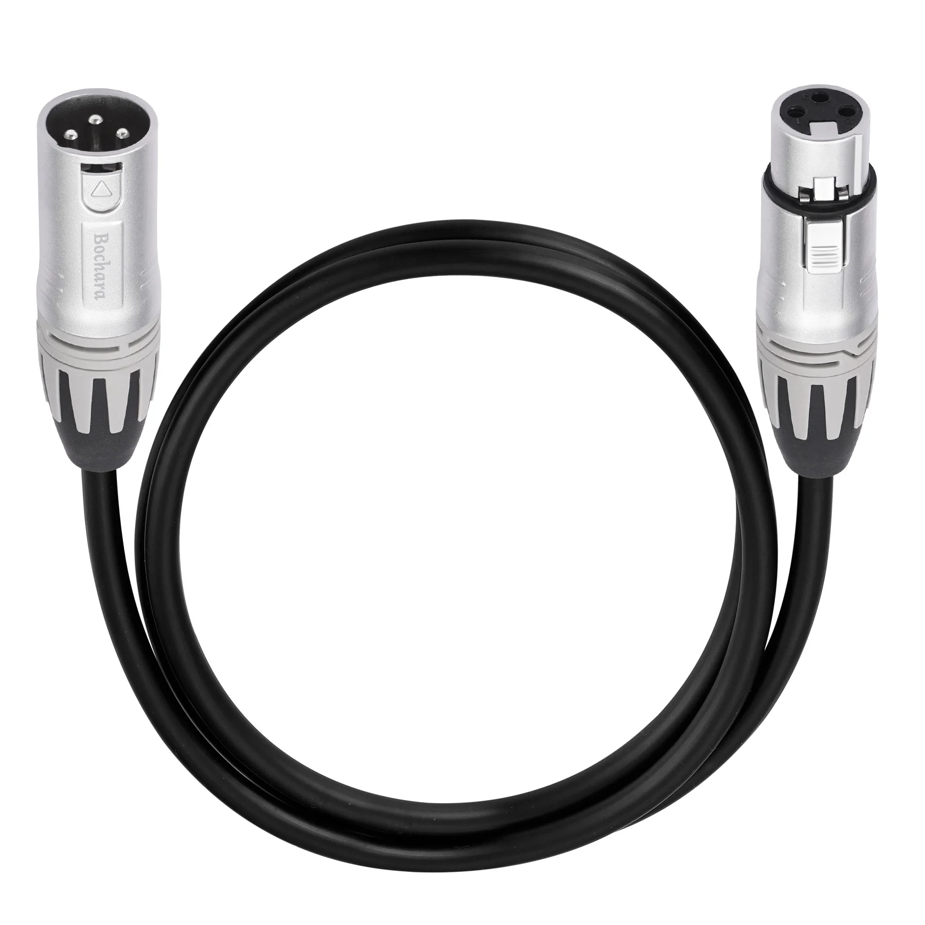 

Удлинительный кабель Bochara XLR «папа-мама» OFC аудиокабель с двойным экраном для микрофонного микшера 1 м 2 м 3 м 5 м 10 м