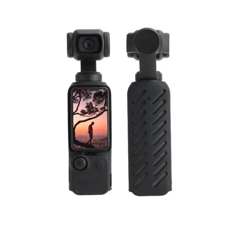 เคสป้องกันซิลิโคนนิ่มสำหรับ DJI OSMO Pocket 3, อุปกรณ์เสริมกิมบอลกันตกสามารถซักได้