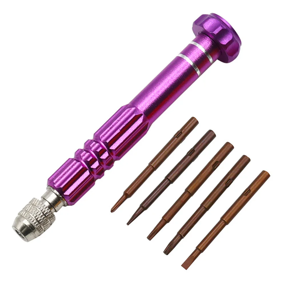 

6 Set 5 In 1 Screwdriver Precision Screw Cell Repair Kit Mobile Glasses Computer Watch Disassembly Maintenance Hand Tools