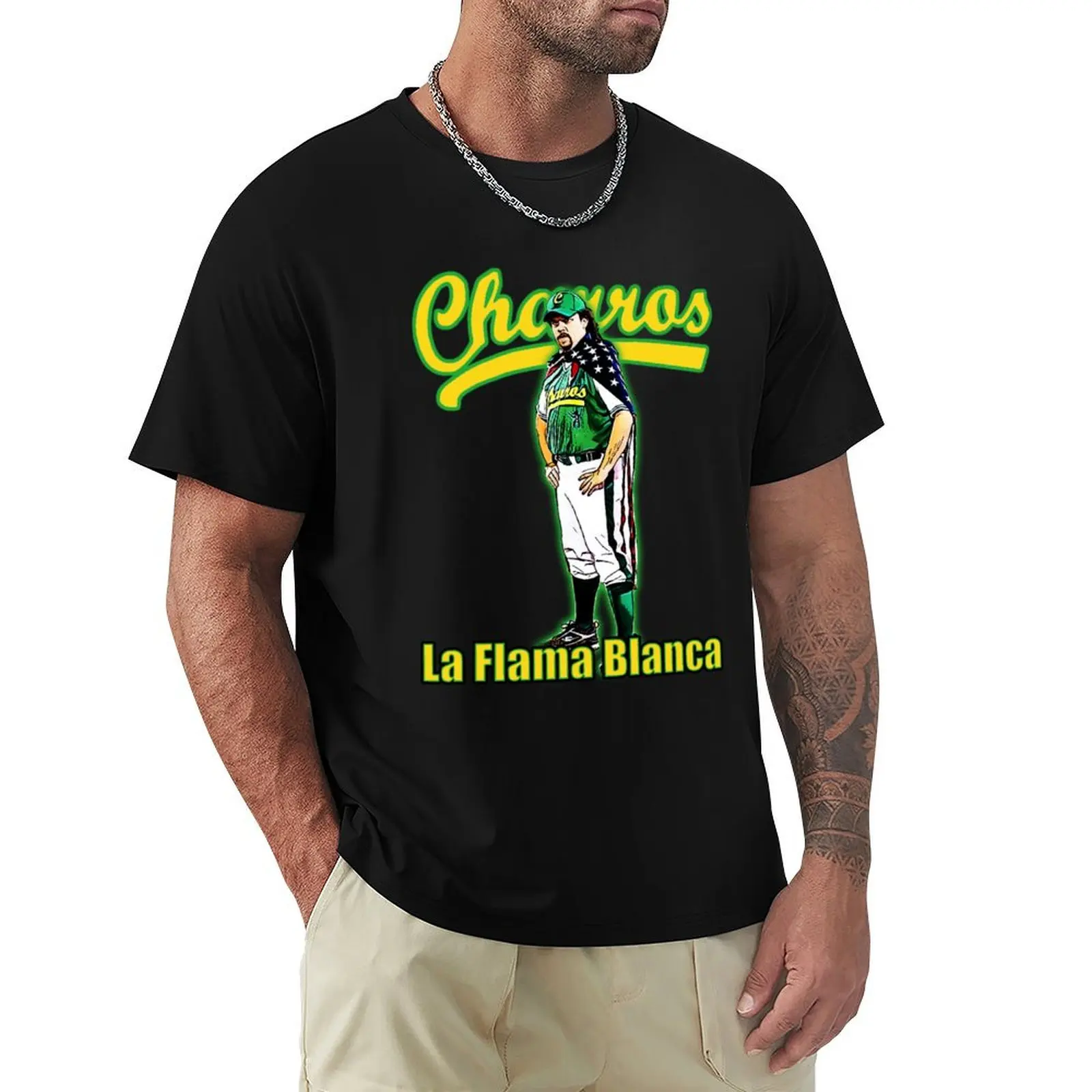 Camiseta La Flama Blanca de Uso Diario, Lisa, de Manga Corta