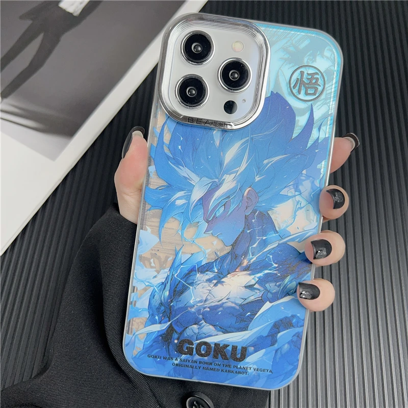 Anime Dragons Balls Goku Kakarotto Vegeta Fashion Case for IPhone 11 12 13 14 15 Pro Max Plus Phone Cover Shell Toy Gift