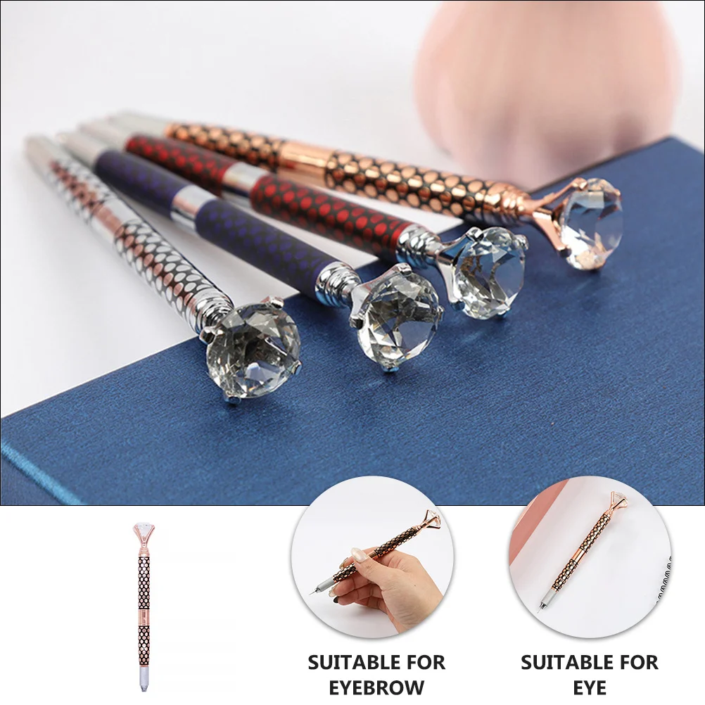 

Microblading Pen 3 Head Needles Embroidery Makeup Supply Smooth Handle Comfortable Grip Waterproof Longterm Use Ladies Gift