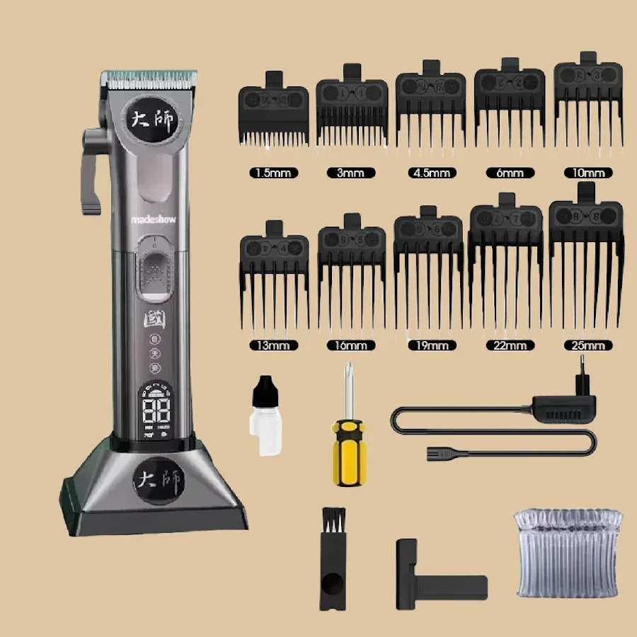 Madeshow M8f M9 M7 Professional Hair Clippers,Clippers for Barbers