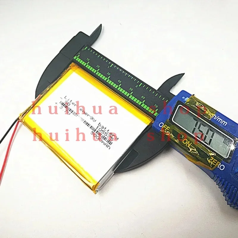105575   3.7V 5000mAh Lithium Polymer Rechargeable Battery for DIY Mobile Emergency Power Charging Treasure Laptop Cell Batterie
