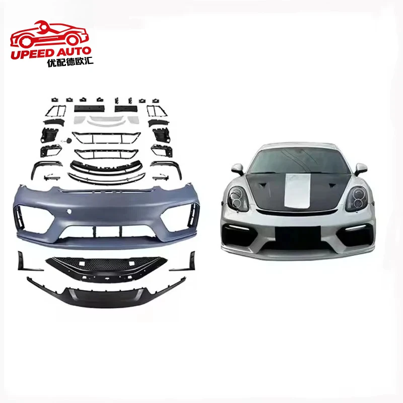 

Suitable for STLF Porsches 718 Cayman Boxster 2017-2019 Full Body Kit with Front Bumper Upgrade Plastic Car Bodykit