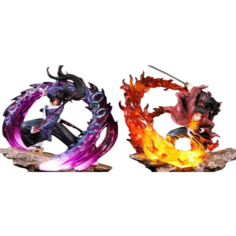 

Аниме-фигурка Demon Slayer: Кокушибо Цугикуни Йориичи со светодиодной подсветкой, статуэтка из ПВХ, коллекционная модель Kimetsu No Yaiba, игрушка-подарок