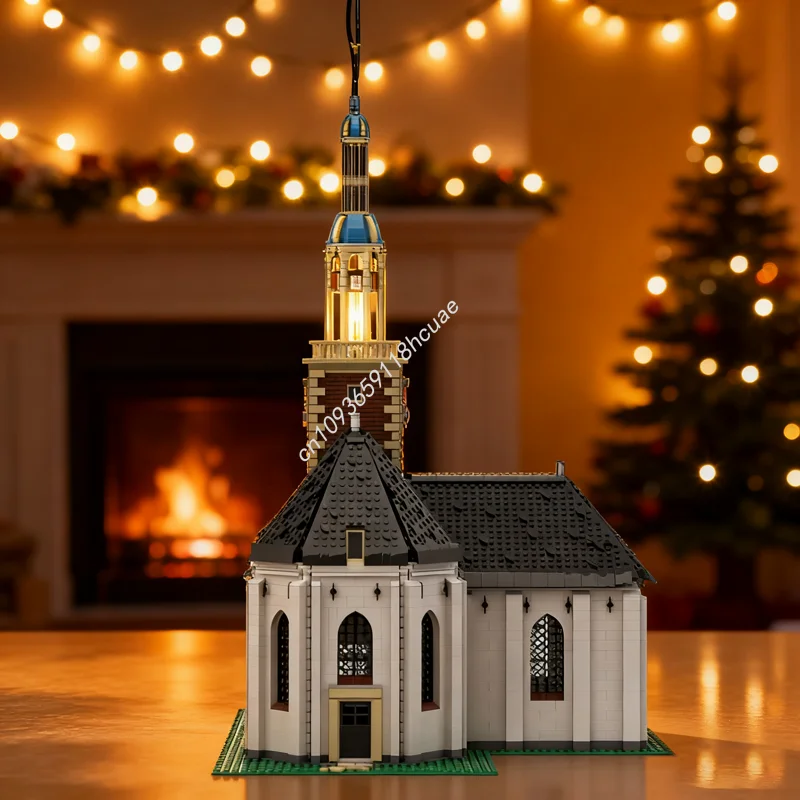 

5272 шт. MOC церковная спинка Nesteingen Модель Строительные блоки Строительство Сборка DIY идея Образование Рождественский подарок Кирпичная игрушка Дети