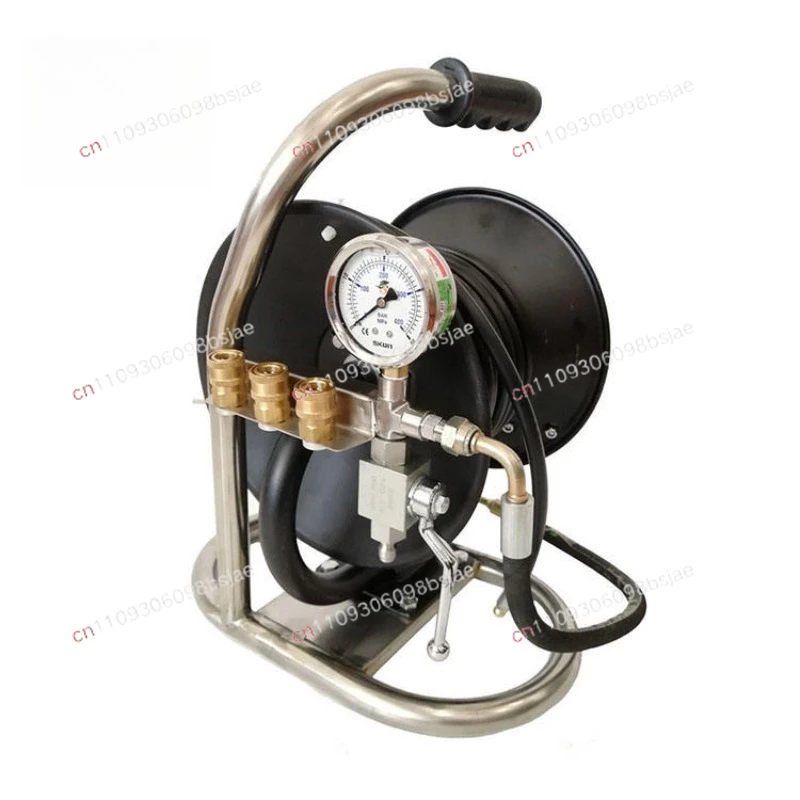 Sewer cleaning machine pipeline, coil equipment, high-pressure hose coil
