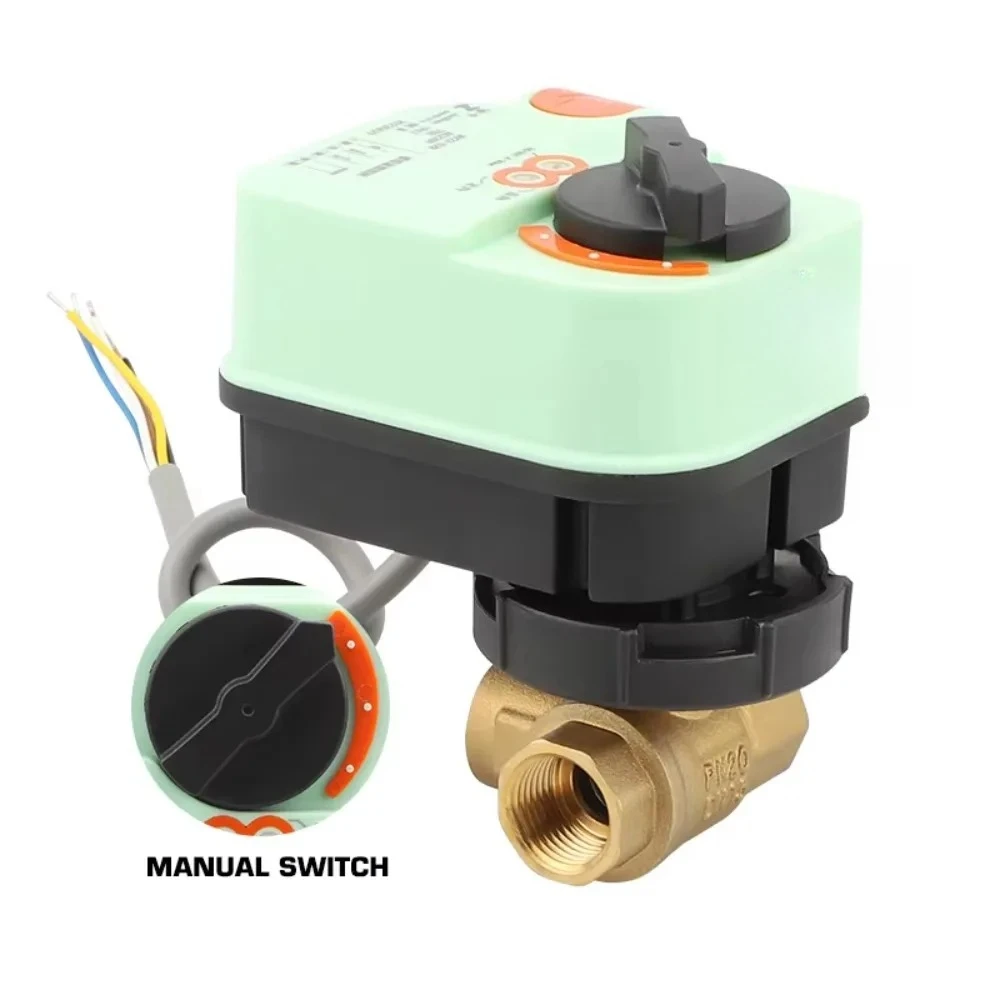 Actionneur de vanne électrique à commande proportionnelle 0-10V 4-20mA AC24V DC24V