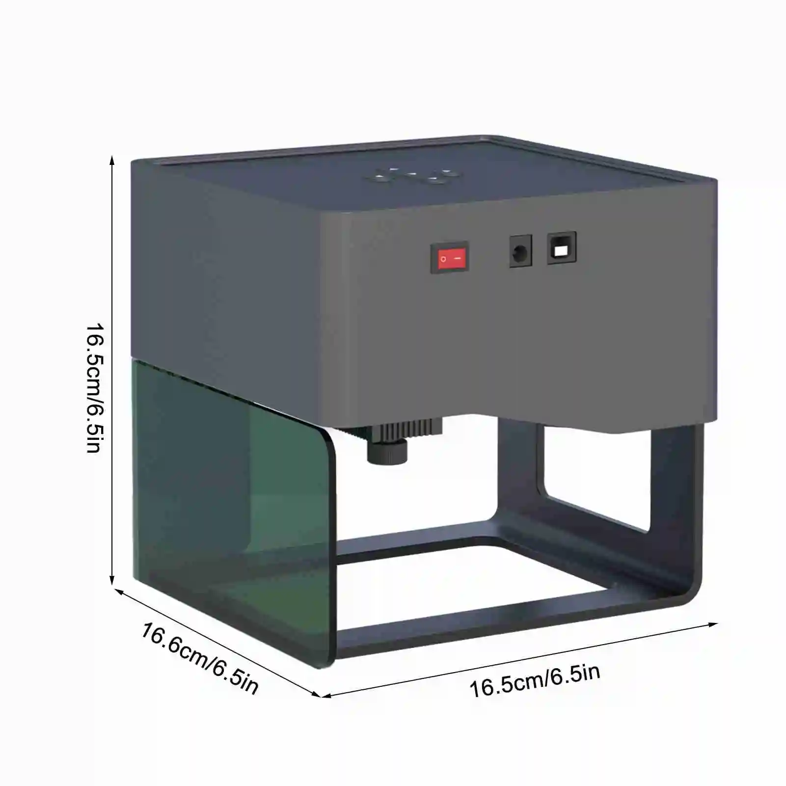 DAJA Engraver Marking Portable Engraving Machine for Handcraft Mark Printer 80x80mm Carving Area laser marking engraving machine