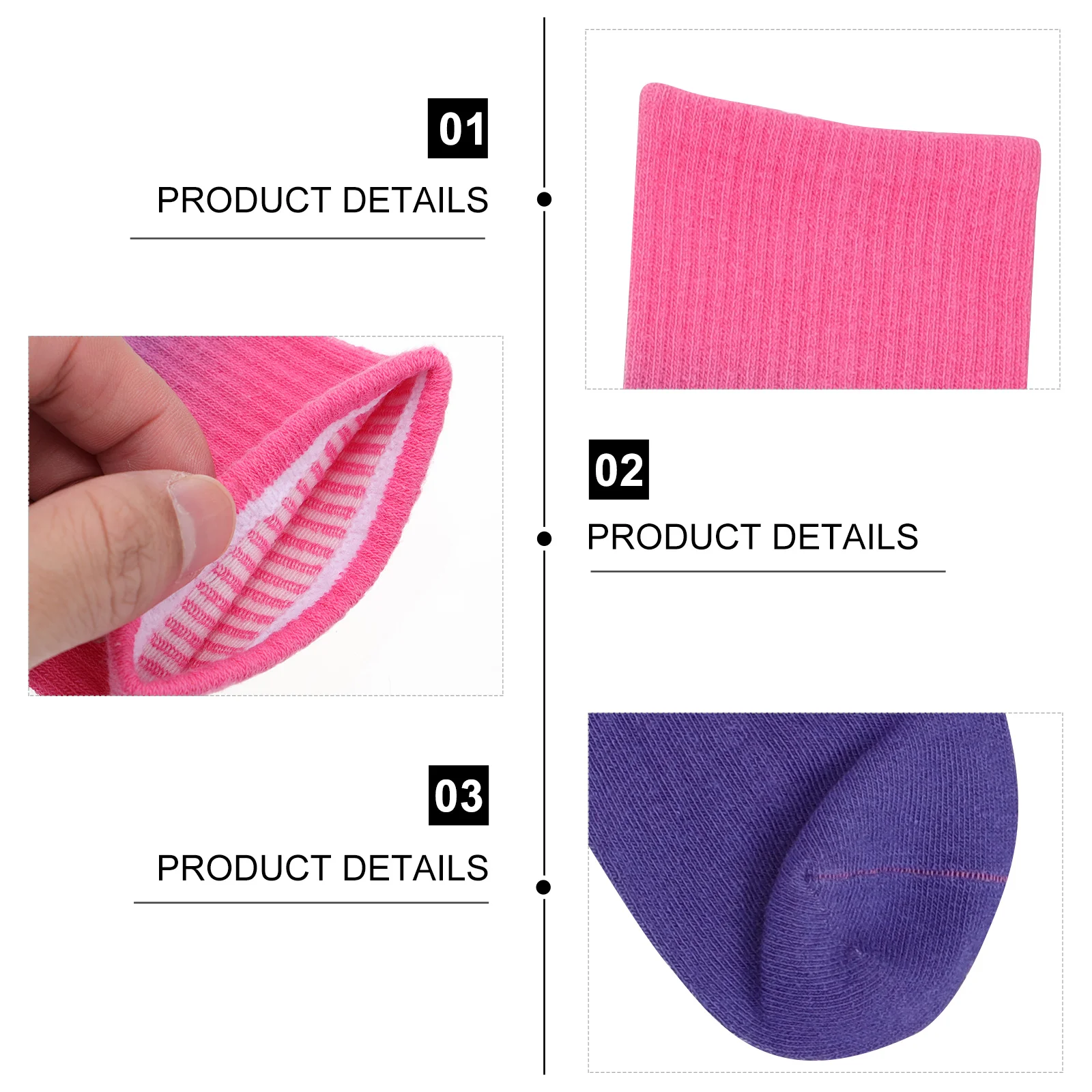 

2 пары носков с градиентом, дышащие, впитывающие пот, мягкие носки, осенне-зимняя одежда, хлопковые носки с принтом тай-дай