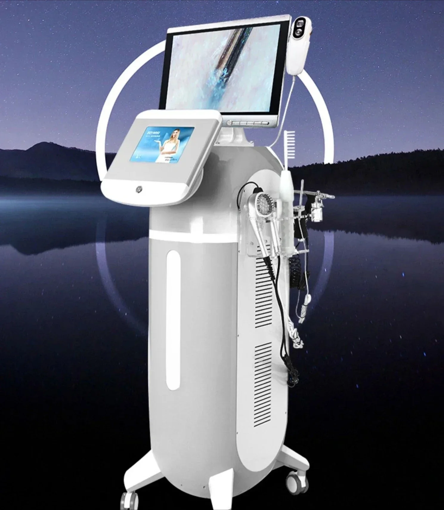 ss newnew  High-End Scalp Physiotherapy Instrument Head Maintenance Detection HD Hairdressing Hair Care Head Therapy Machine