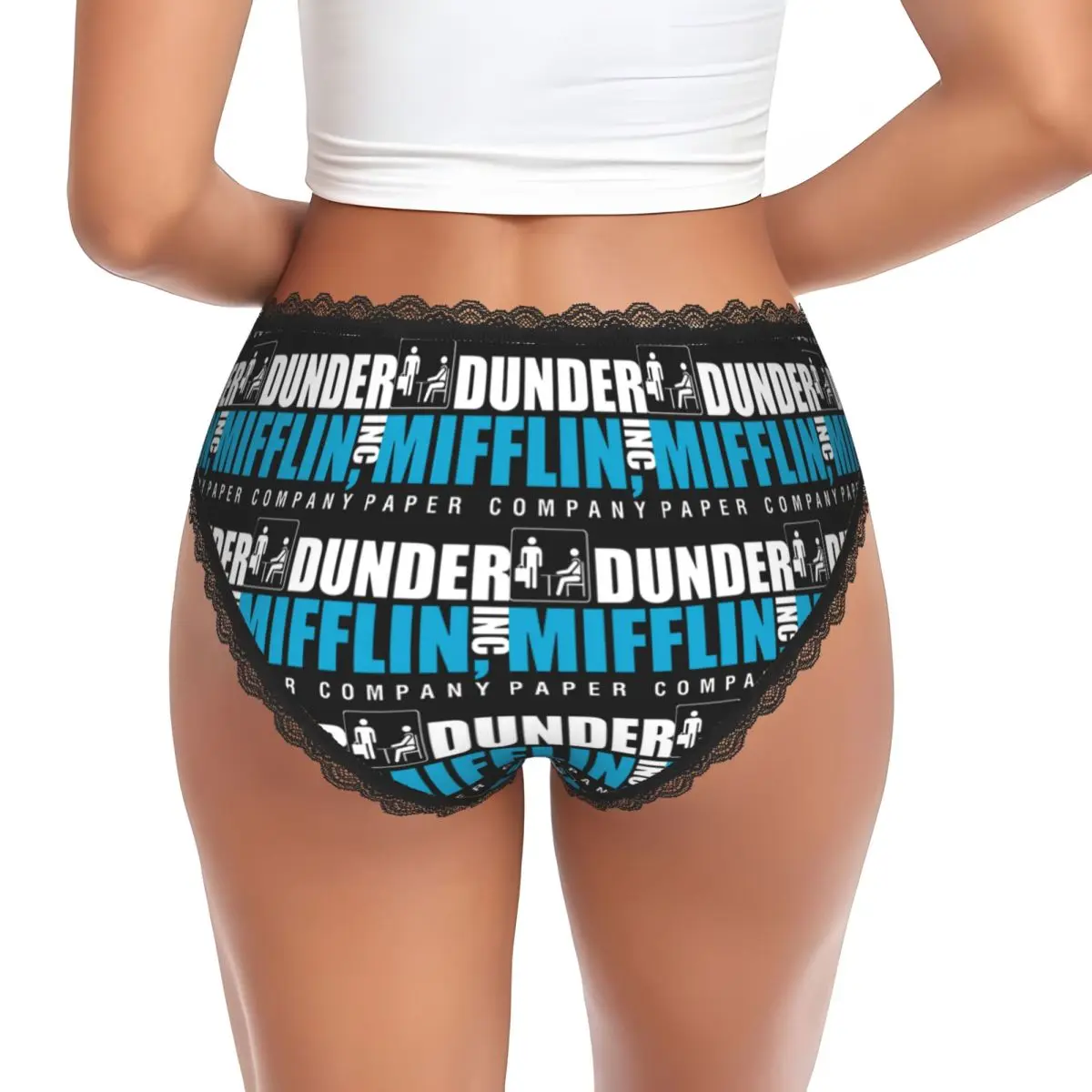 Custom Dunder Mifflin Paper Company Essential Panties Briefs Women's Comfort Briefs Underwear Breathable Female Underpants