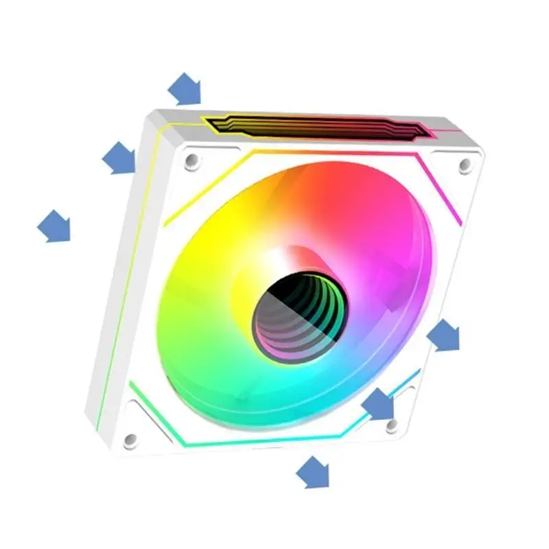 

652F 120mm ARGB & PWM Case Fan Case Fan Computer PC Cooling Fan ARGB Quiet Fan