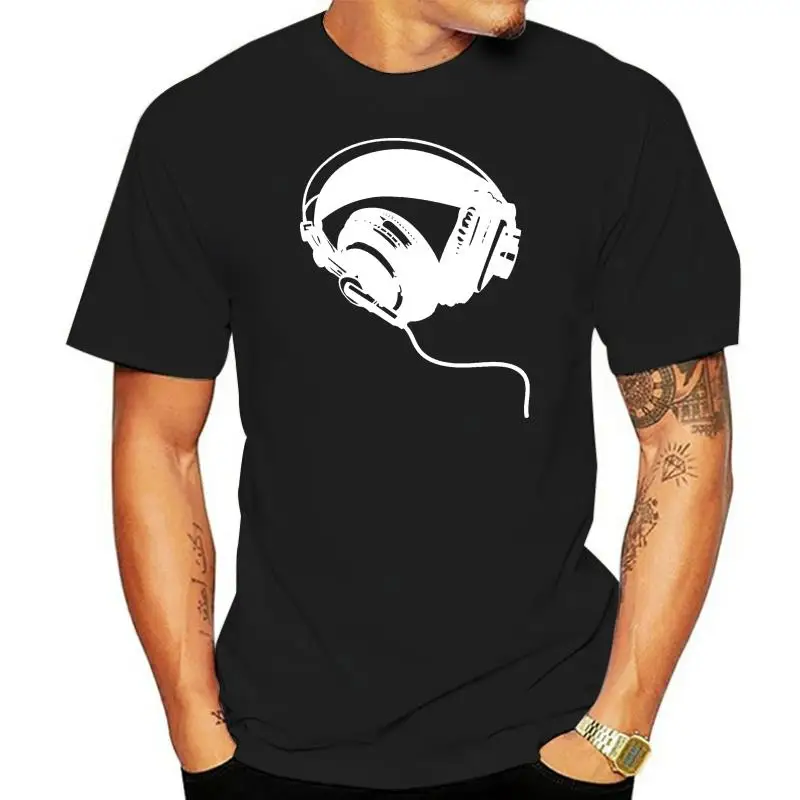 Headphone , Music,Dj Gift T-SHIRT Novelty, funny, slogan t shirts. RT768V