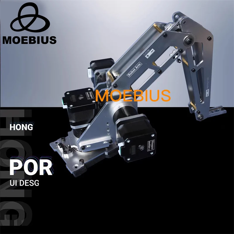 New Big Load 3 DOF Robot Arm Manipulator with Stepper Motor Suction Pump Suction Cup Industrial Robotics Model