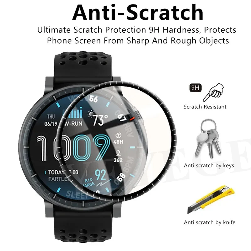 1-5PCS Ultradünne Displayschutzfolie für Amazfit Active Max TPU HD Anti-Kratz-Schutzfolie für Amazfit Active Max Zubehör – Detail 5
