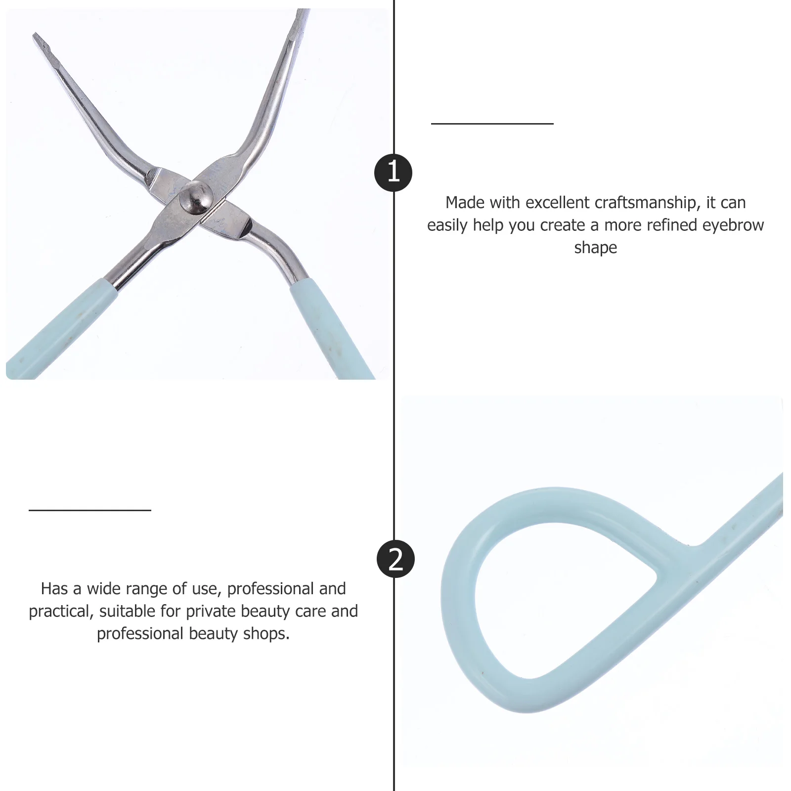 6pcs Scissors Shaped Eyebrow Tweezers Stainless Steel Flat Tip Mixed Color Eyebrow Makeup Tool Professional Use