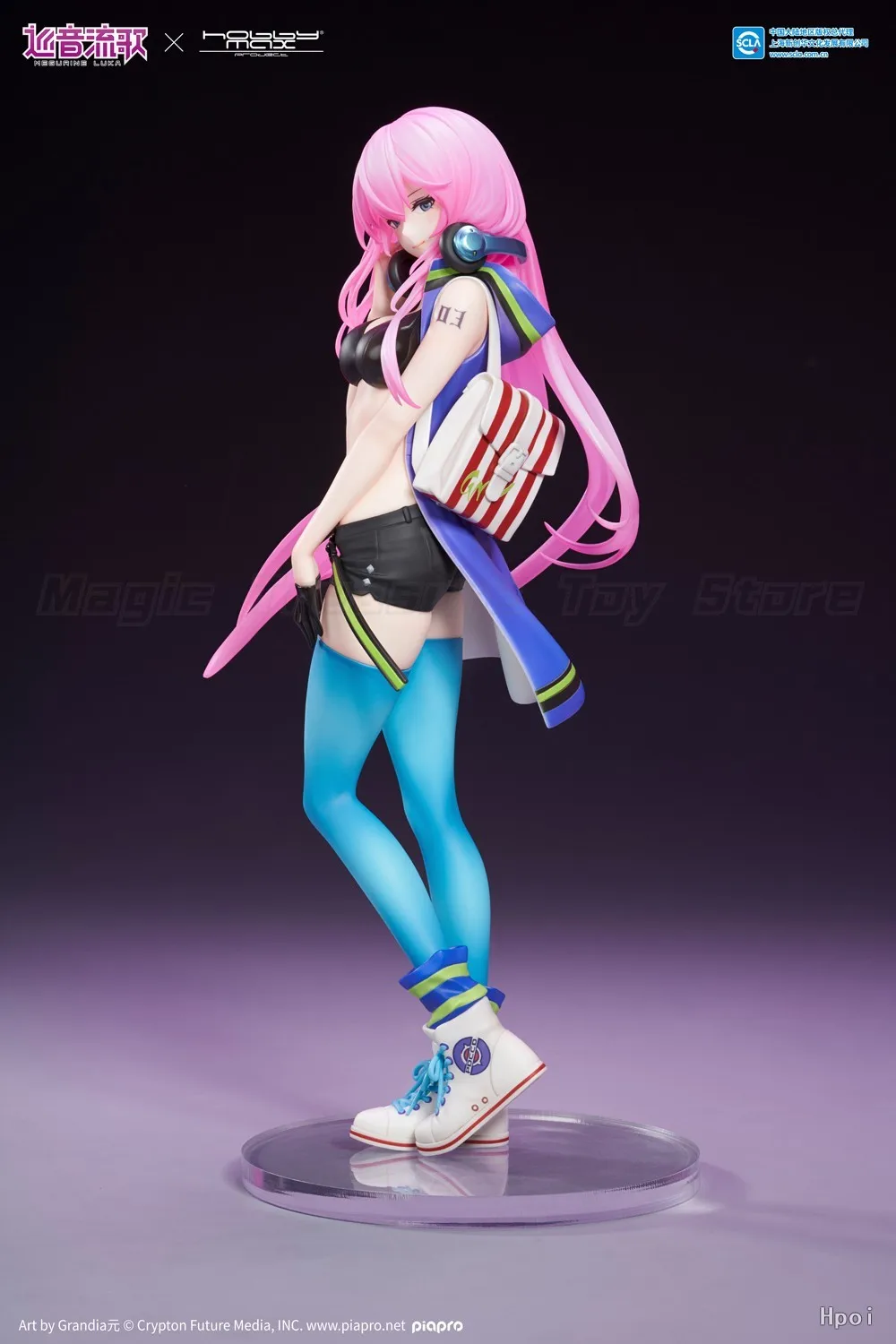 【البيع المسبق】هدايا زينة أصلية من HobbyMax Megurine Luka Trendy Street
