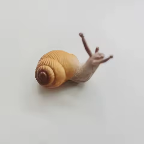 1PCS 4PCS PVC Cute Snail Micro Landscape Garden Courtyard Home Bonsai Decoration Creative Indoor And Outdoor Courtyard Deck Gard