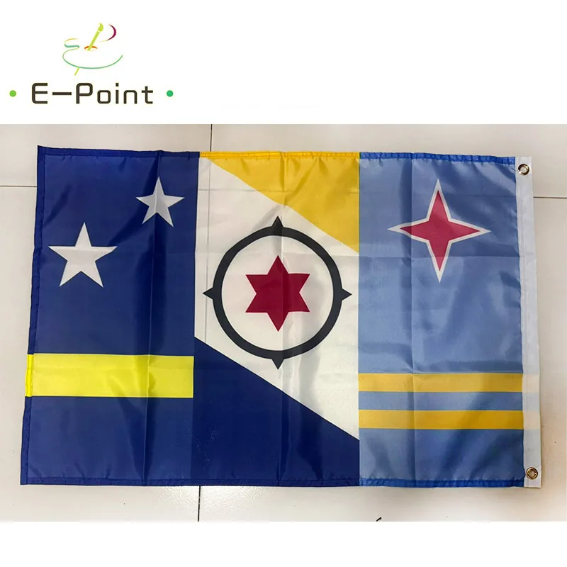 Aruba Bonaire Curacao Friendship Flag 2ft*3ft (60*90cm) 3ft*5ft (90*150cm) Size Christmas Decorations for Home Banner