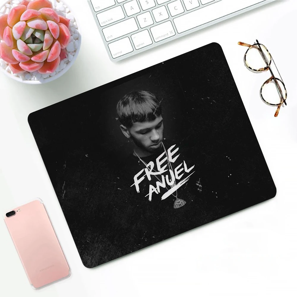 Anuel AA Gaming Mouse Pad XS Small Mousepad For PC Gamer Desktop Decoration Office Mouse Mat Deskmat Rug