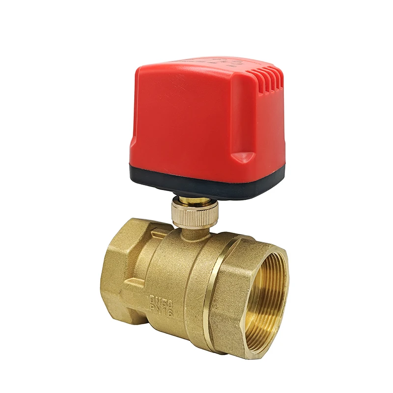 Motorisierter Kugelhahn, 2-Draht/3-Draht, wasserdicht, IP65, Zwei-Wege-/Drei-Wege-elektrische Wasserventile, Innengewinde, 12 V, 24 V, 220 V, DN15-DN50 – Detail 11